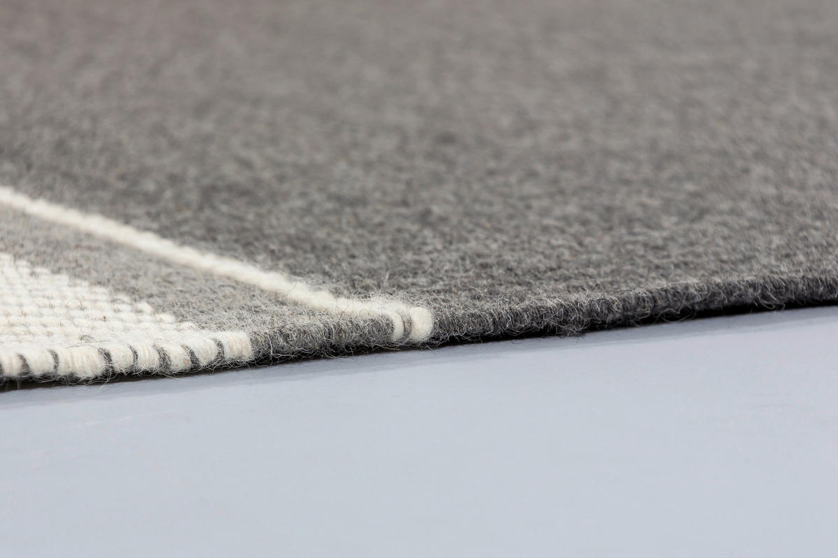 HANDWEBTEPPICH 170/240 cm Botana Grau  - Grau, Design, Textil (170/240cm) - Schöner Wohnen