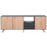 SIDEBOARD 234,3/70,6/46 cm - Eichefarben/Schwarz, Design, Holz/Holzwerkstoff (234,3/70,6/46cm) - Anrei SIDEBOARD 234,3/70,6/46 cm - Eichefarben/Schwarz, Design, Holz/Holzwerkstoff (234,3/70,6/46cm) - Anrei