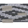 OUTDOORTEPPICH 120/170 cm Twin Grau, Schwarz  - Schwarz/Grau, Basics, Kunststoff (120/170cm)