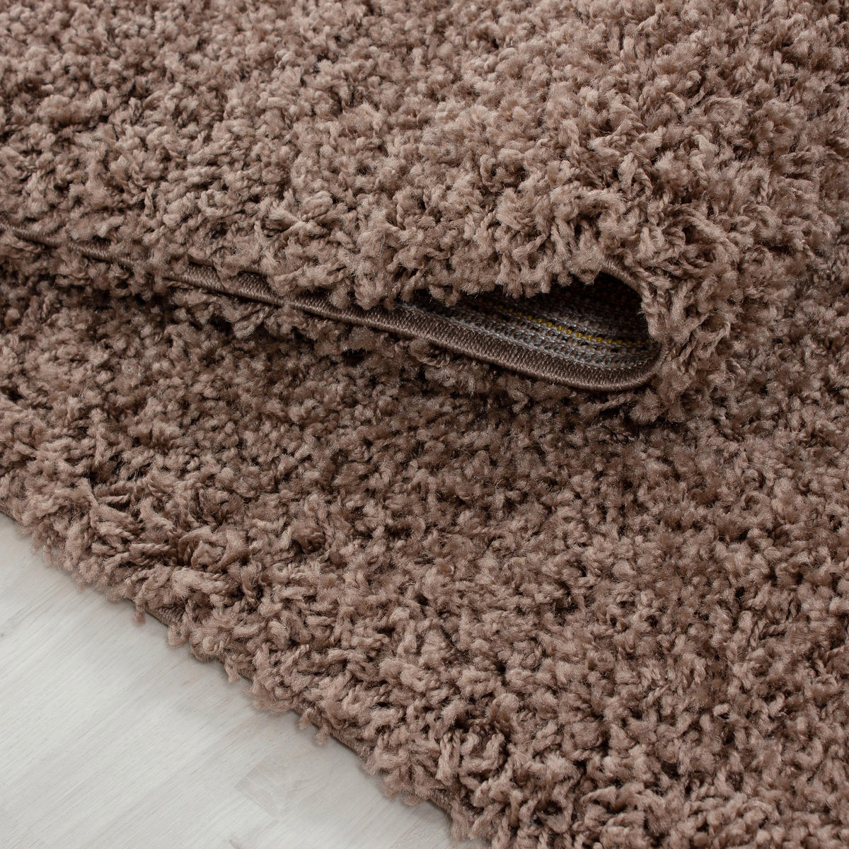 HOCHFLORTEPPICH 160 cm Life 1500  - Hellbraun, KONVENTIONELL, Textil (160cm) - Novel