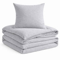 BETTWÄSCHE Kyoto Flachgewebe 140/200 cm  - Hellgrau, Basics, Textil (140/200cm) - Bio:Vio