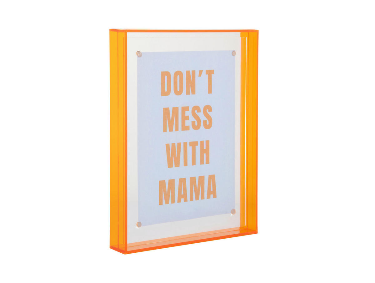 FOTORAHMEN - Orange, Basics, Kunststoff (22/17cm) - Present Time