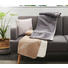 KUSCHELDECKE 150/200 cm Grau, Silberfarben - Silberfarben/Grau, Basics, Textil (150/200cm) - Novel