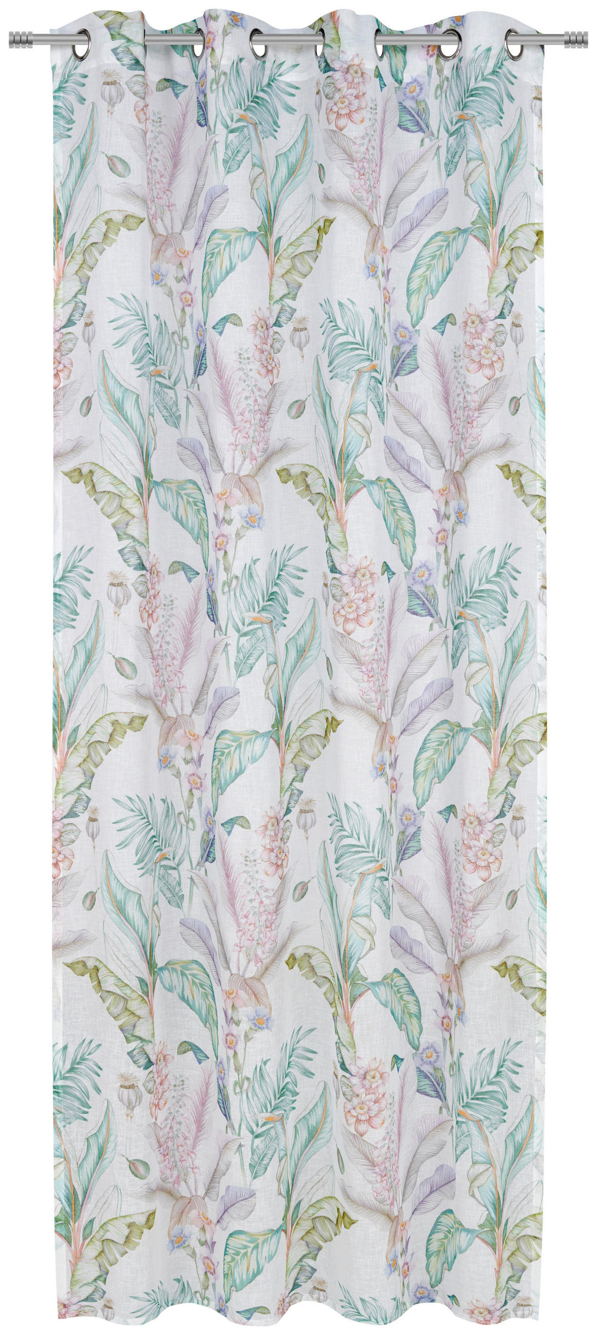 ZÁVĚS S OČKY, neprůsvitné, 140/245 cm - vícebarevná, Design, textil (140/245cm) - Esposa