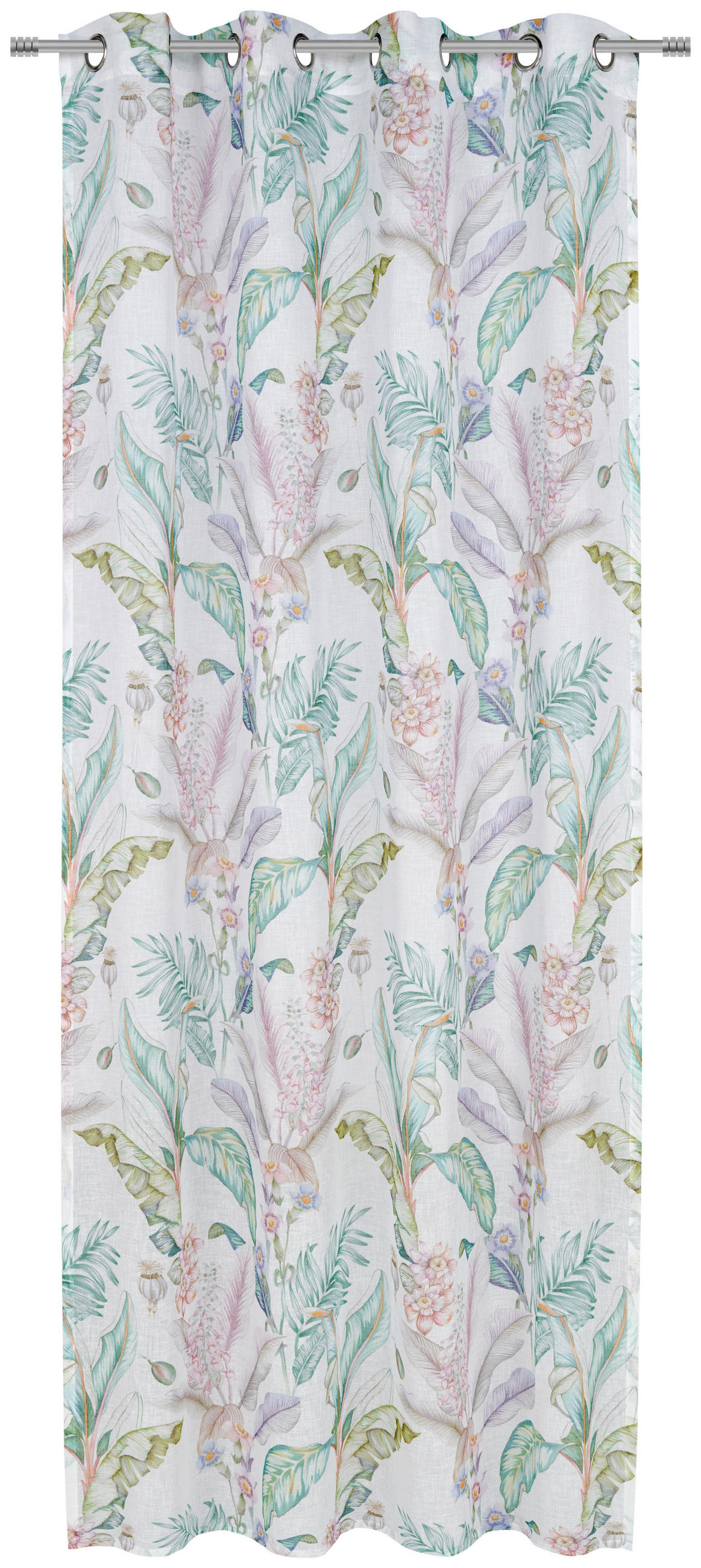 ZÁVĚS S OČKY, neprůsvitné, 140/245 cm - vícebarevná, Design, textil (140/245cm) - Esposa