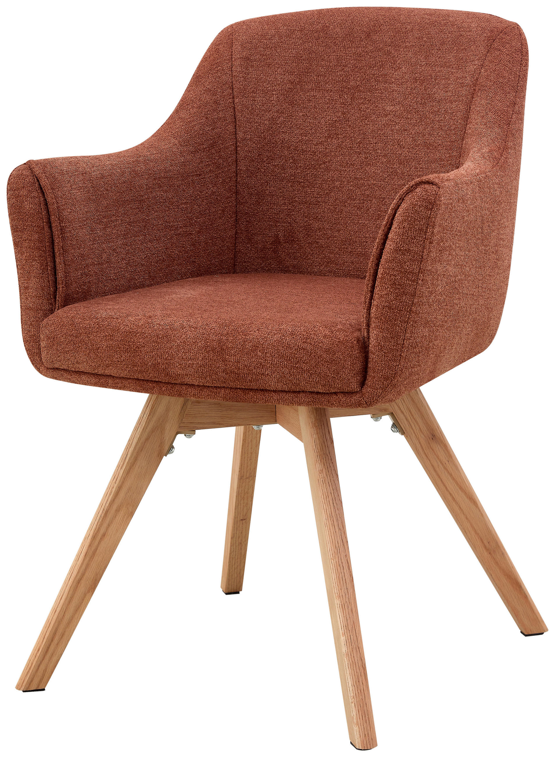 ARMLEHNSTUHL in Holz, Metall, Textil Karamell  - Karamell/Naturfarben, KONVENTIONELL, Holz/Textil (61/85,5/63,5cm) - Livetastic