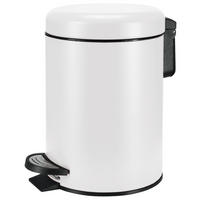 KOZMETIKAI SZEMETES műanyag  - fehér, Basics, műanyag (19/24,5cm) - Kleine Wolke