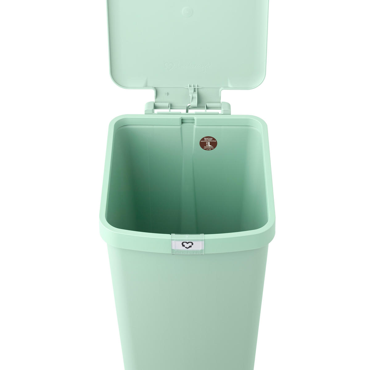 KOŠ ZA OTPAD  40 l   - zelena, Basics, plastika (28/66.6/35.2cm) - Brabantia