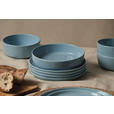 KOMBISERVICE Blau Colori blu 24-teilig 6 Personen  - Blau, Trend, Keramik - Novel