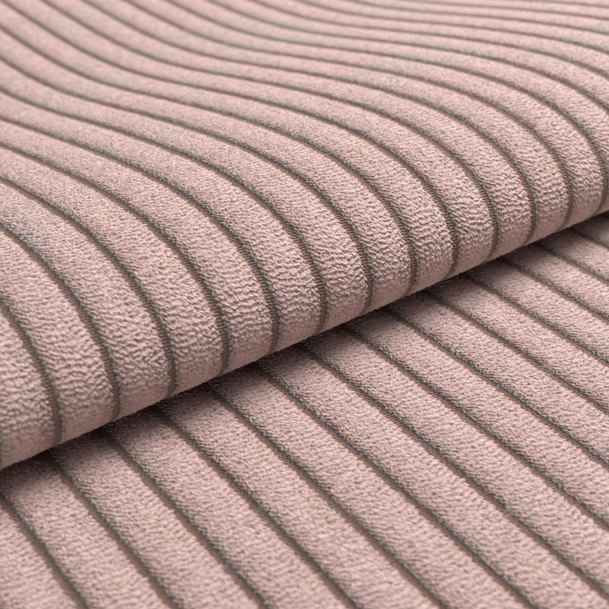 CHESTERFIELD-SESSEL Cord Rosa  - Schwarz/Rosa, Design, Textil/Metall (100/106/95cm) - Pure Home Lifestyle