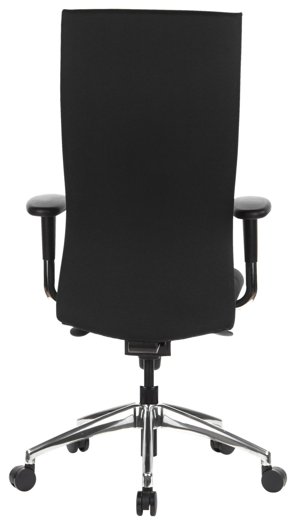 OTOČNÁ ŽIDLE, plochá tkanina, černá - černá/barvy hliníku, Moderní, kov/textil (58/131/54cm) - MID.YOU