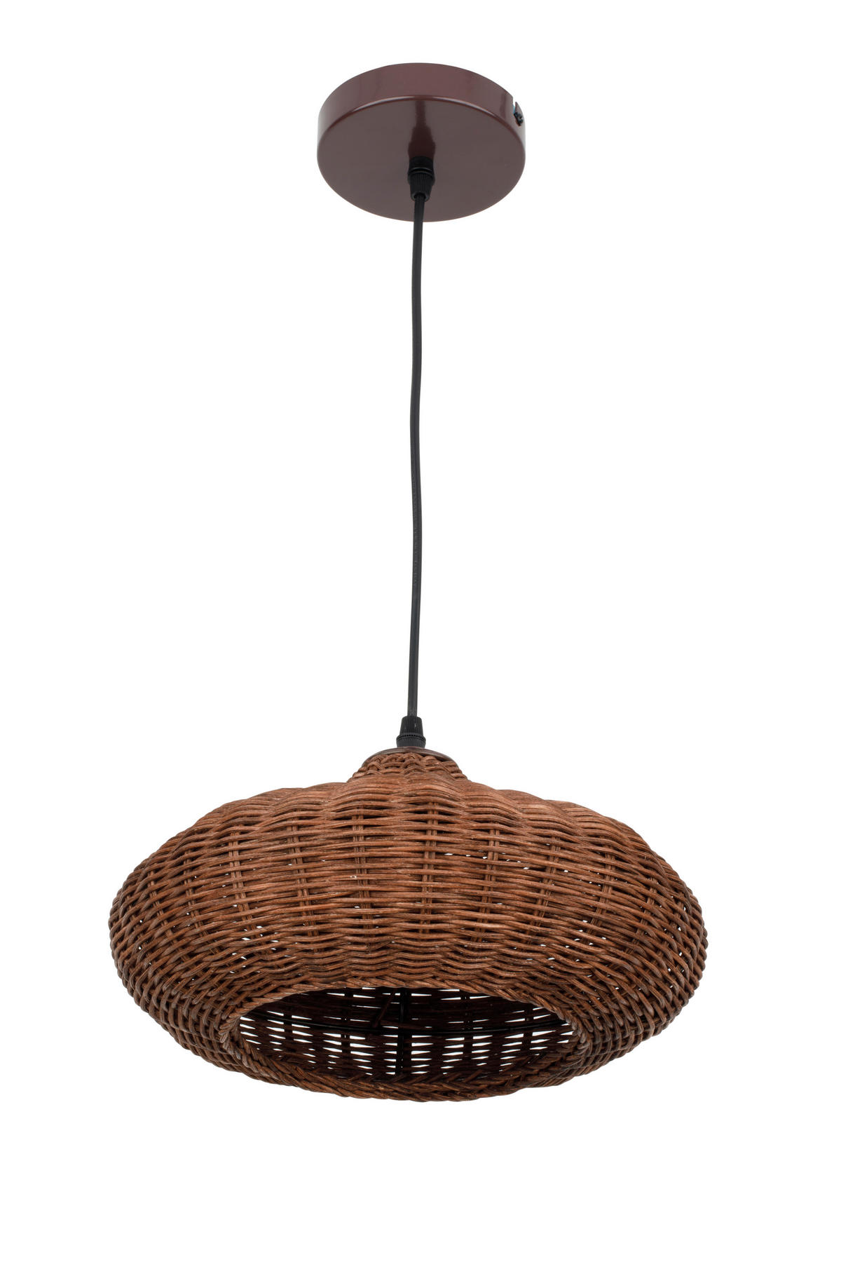 HÄNGELEUCHTE 30/150 cm    - Braun, Trend, Holz/Metall (30/150cm) - Collett's Monde