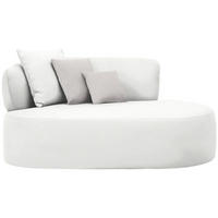 RÉCAMIERE in Bouclé Creme, Hellrosa  - Hellrosa/Creme, MODERN, Kunststoff/Textil (166/86/105cm) - Hom`in