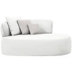 RÉCAMIERE in Bouclé Creme, Hellrosa  - Hellrosa/Creme, MODERN, Kunststoff/Textil (166/86/105cm) - Hom`in