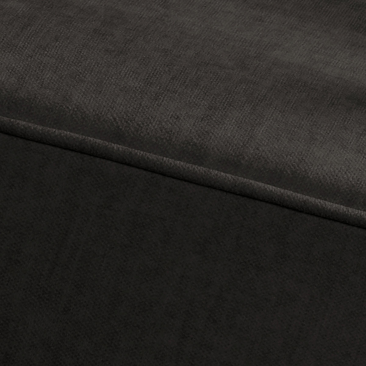 SESSEL in Mikrofaser Anthrazit  - Anthrazit, Design, Holz/Textil (128/75/91cm) - P & B