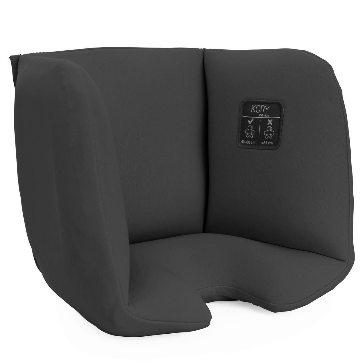 KINDERAUTOSITZ Black Satin   - Schwarz, Basics, Textil (63/36/57/37cm) - Chicco