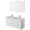 BADEZIMMER  in 120 cm  - Weiß Hochglanz/Weiß, KONVENTIONELL, Holzwerkstoff (120cm) - Pelipal