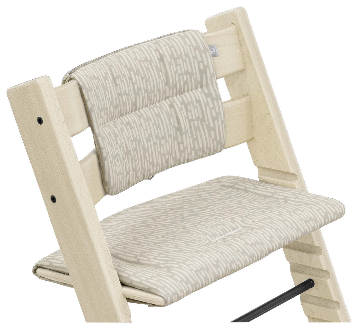 HOCHSTUHLEINLAGE  - Perlmutt, Basics, Textil (27cm) - Stokke