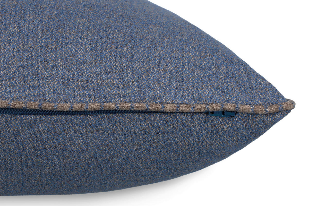 KISSENHÜLLE E-Fun 38/58 cm  - Blau/Dunkelblau, Basics, Textil (38/58cm) - Esprit