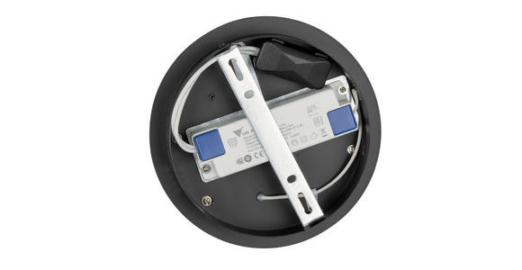 LED-DECKENLEUCHTE 70/10 cm   - Schwarz, Design, Kunststoff/Metall (70/10cm) - Novel