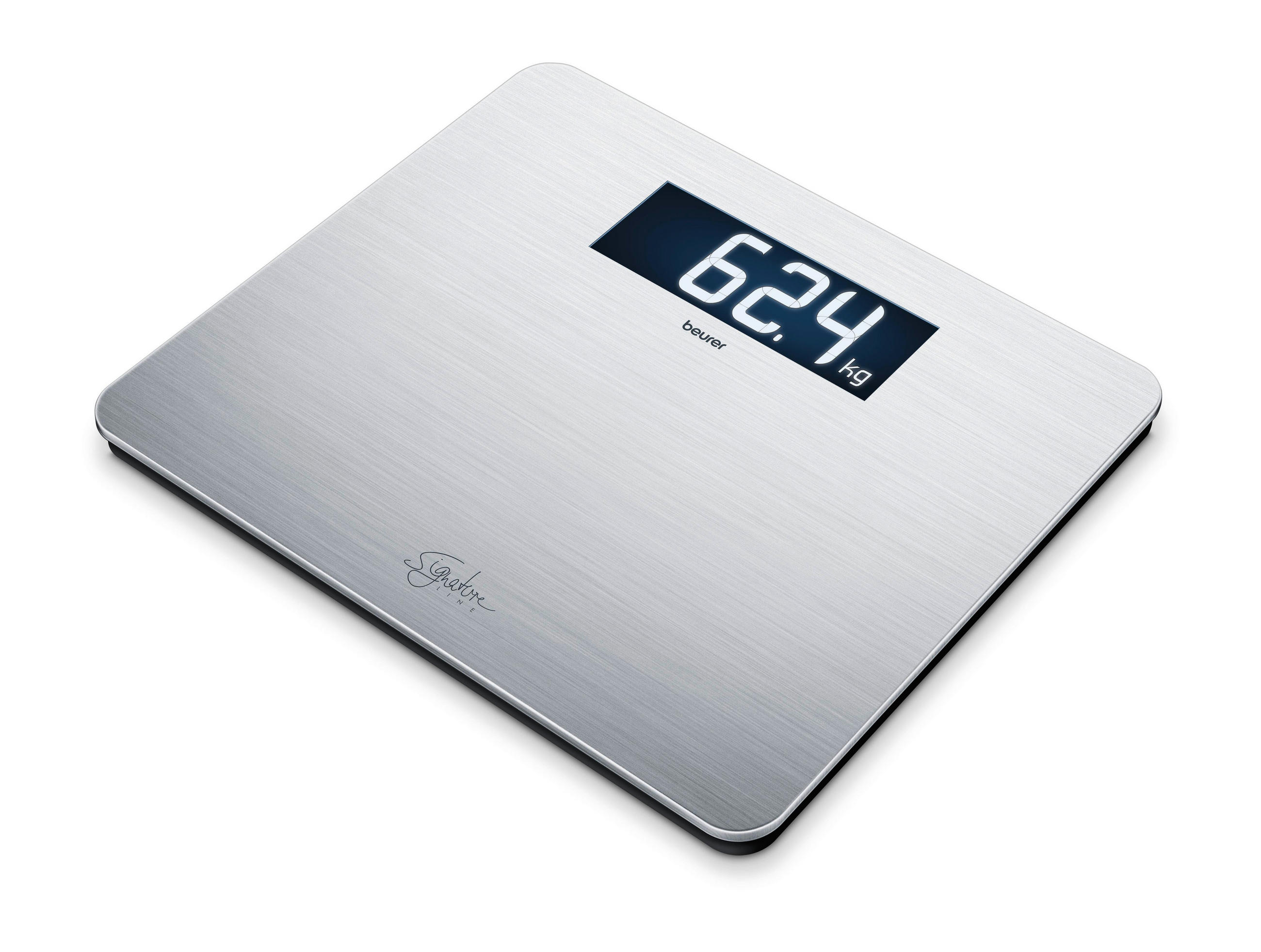 PERSONENWAAGE - Edelstahlfarben, Basics, Metall (34.9/4.1/40.8cm) - Beurer