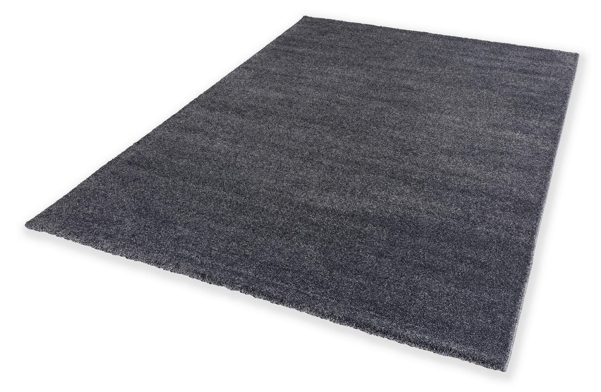 HOCHFLORTEPPICH 67/130 cm Pure Anthrazit  - Anthrazit, Basics, Textil (67/130cm) - Schöner Wohnen