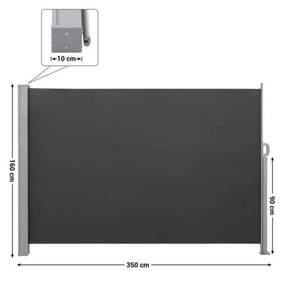 MARKISE - Grau, Basics, Textil/Metall (350/160cm) - Modante