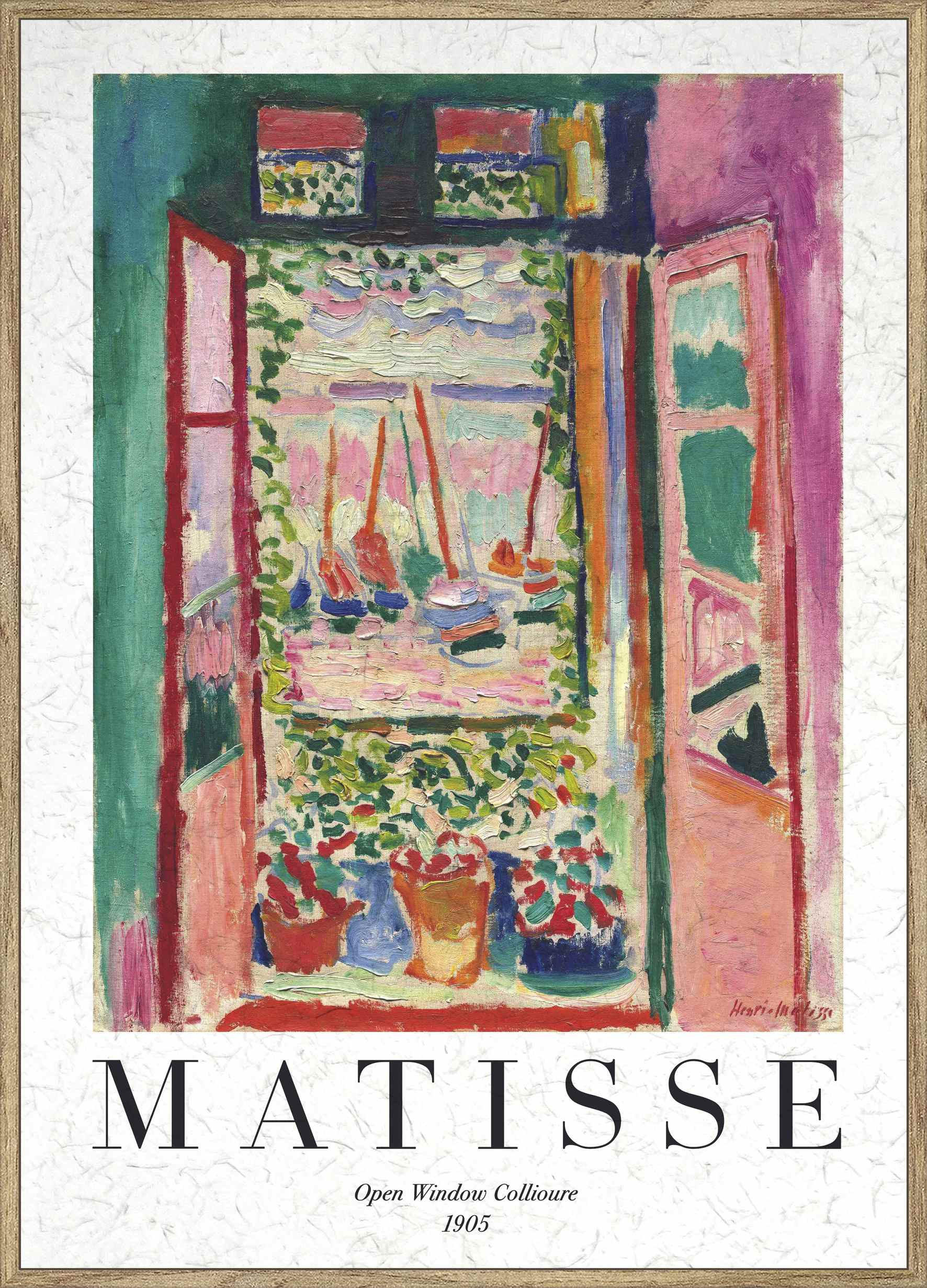 KUNSTDRUCK Landschaft & Natur, Städte, Text 50/70 cm  - Eichefarben/Multicolor, Basics, Holzwerkstoff (50/70cm) - Monee