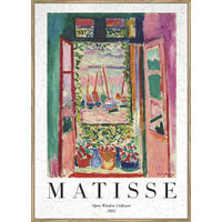KUNSTDRUCK Landschaft & Natur, Städte, Text 50/70 cm  - Eichefarben/Multicolor, Basics, Holzwerkstoff (50/70cm) - Monee