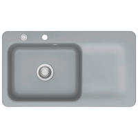SPÜLE Juna 90 / 50150278  - Titanfarben, Basics, Keramik (90/20/51cm) - Systemceram