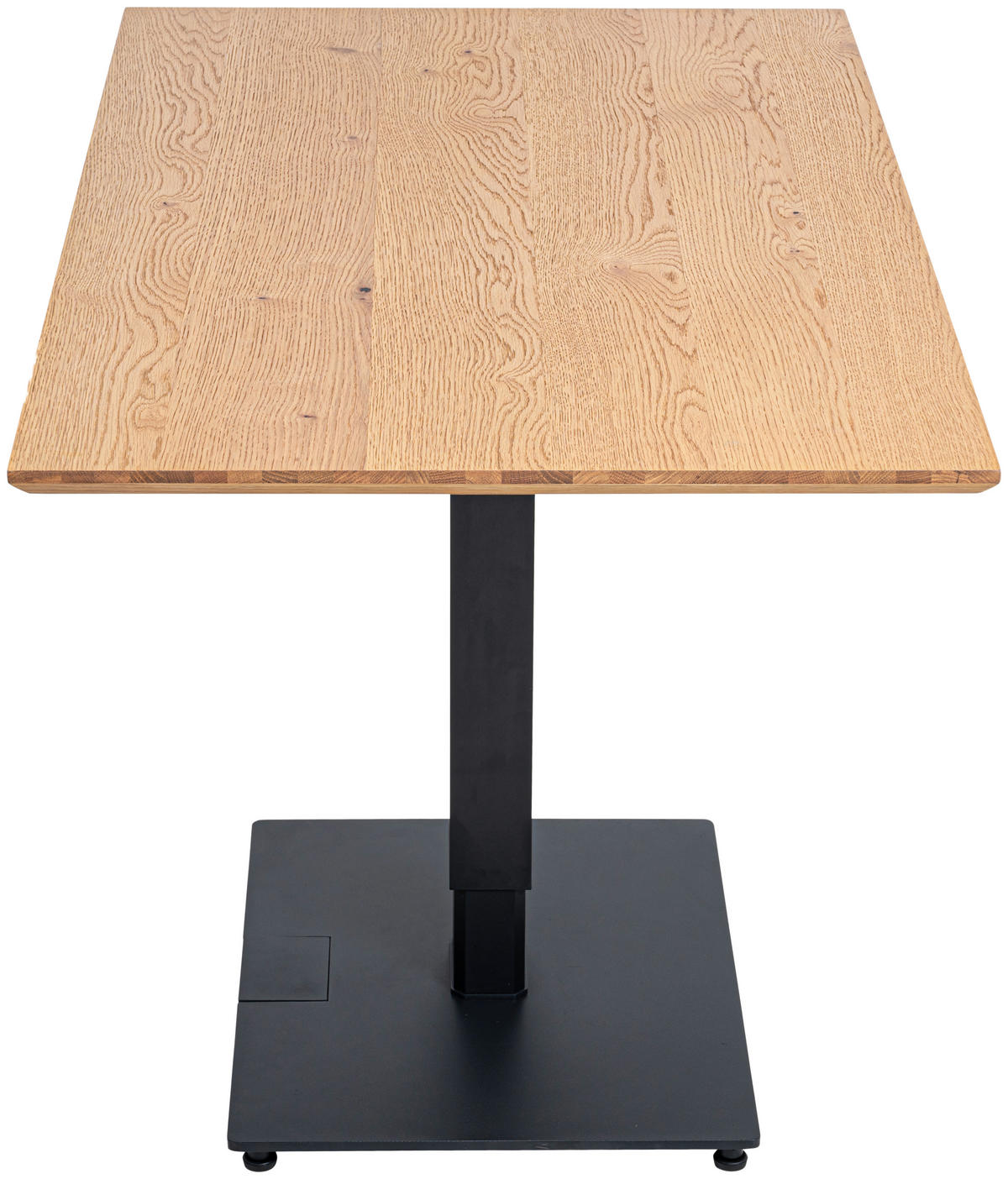 ESSTISCH in Holz, Metall, Holzwerkstoff 120/70/76-111 cm  - Eichefarben/Schwarz, MODERN, Holz/Holzwerkstoff (120/70/76-111cm) - Valdera