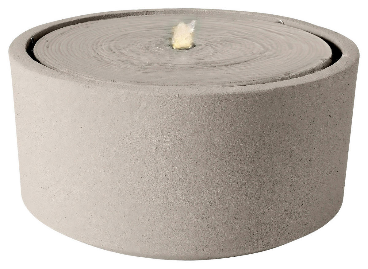 GARTENBRUNNEN - Sandfarben, Basics, Kunststoff (49/25cm)