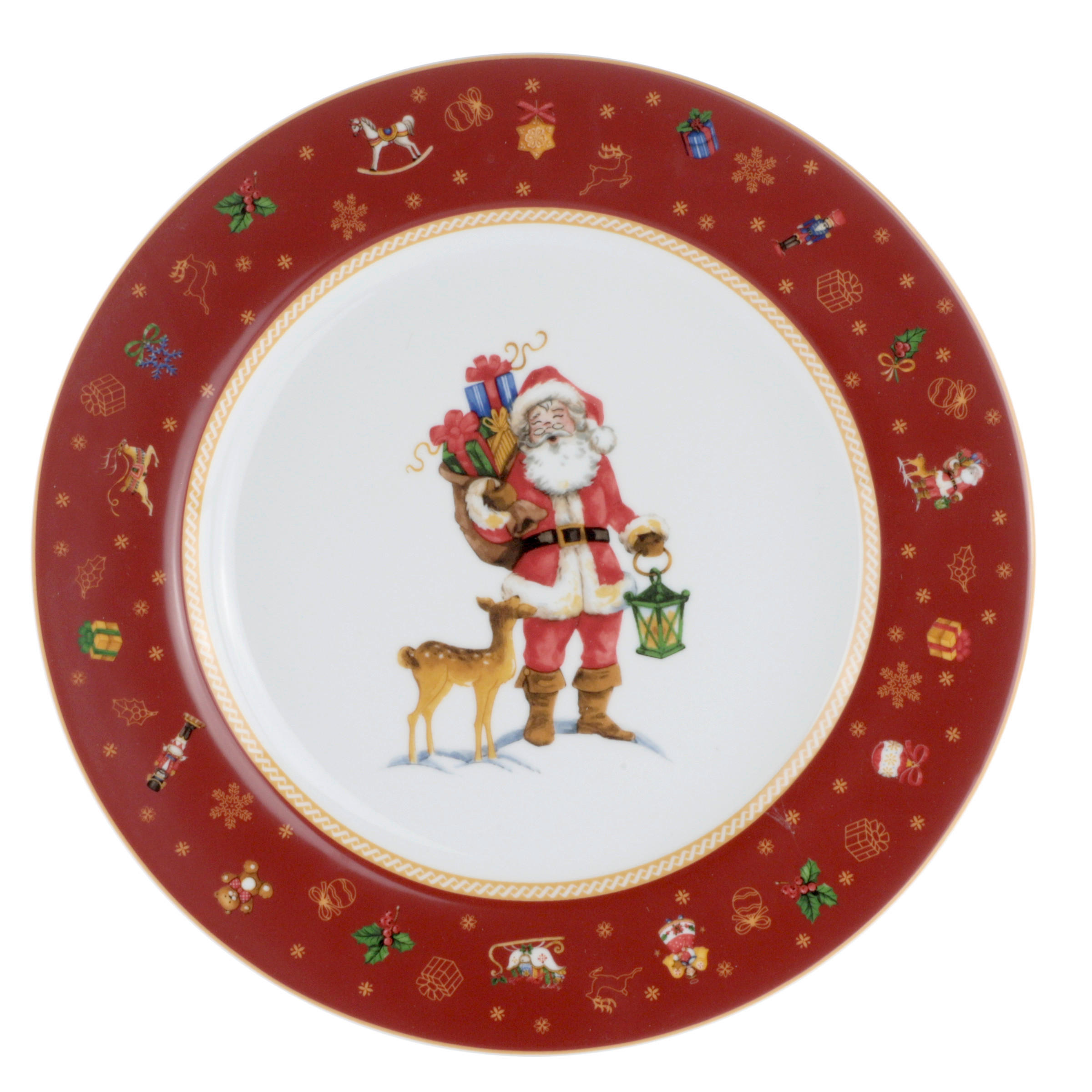 PLADANJ ZA SERVIRANJE 31 cm CHRISTMAS TOYS - crvena, Konvencionalno, keramika (31cm) - X-Mas