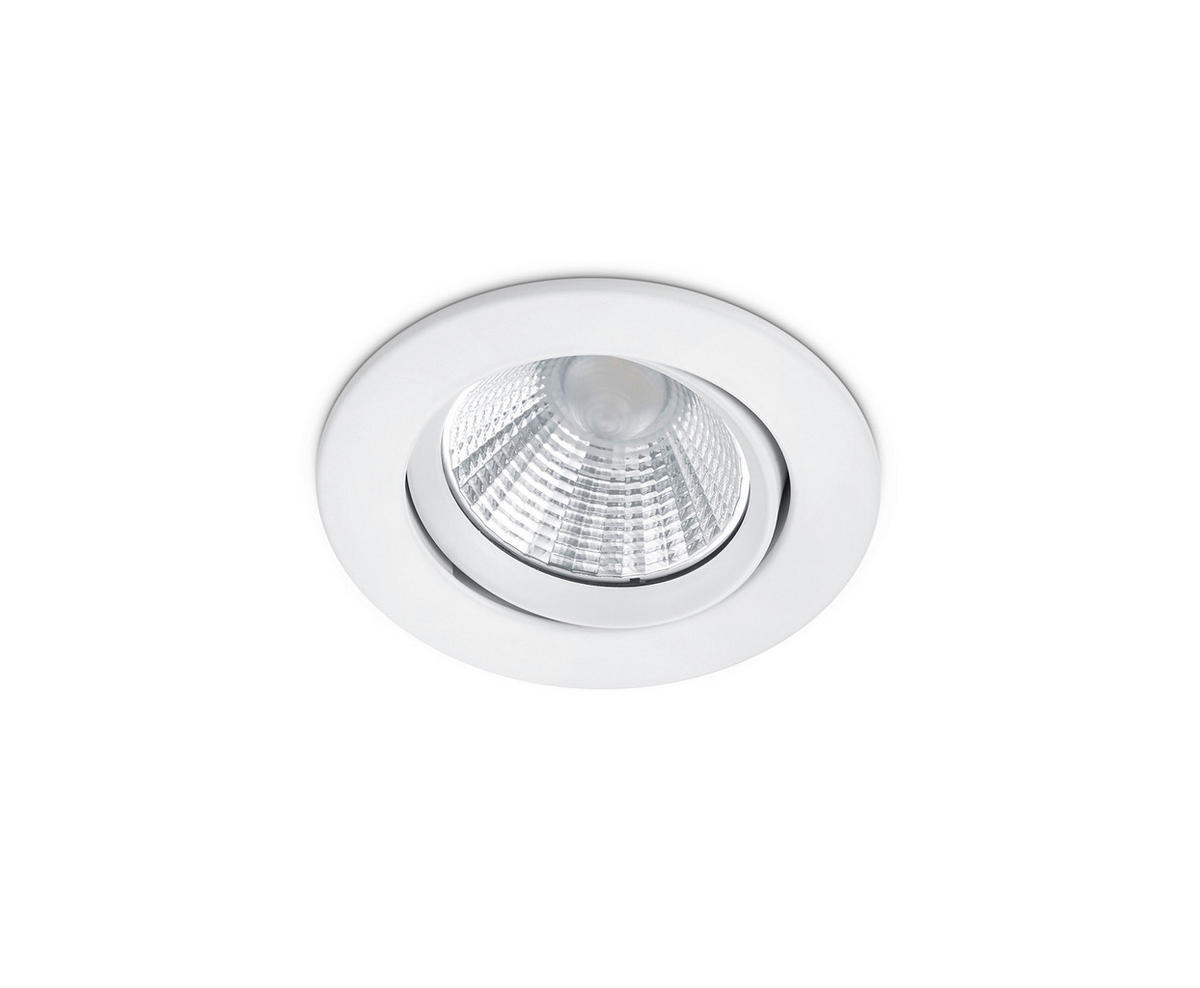 LED-EINBAUSPOT - Weiss, Konventionell, Metall (8,5/5,4cm) - Trio Leuchten