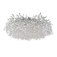 DECKENLEUCHTE 80/80/37 cm   - Chromfarben, Design, Kunststoff/Metall (80/80/37cm) - Paul Neuhaus