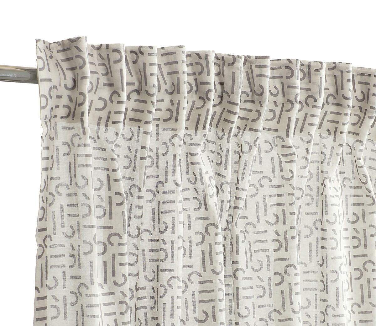 ESPRIT ZAVJESA E-SCATTER siva 130/250 cm   - siva, Basics, tekstil (130/250cm) - Esprit