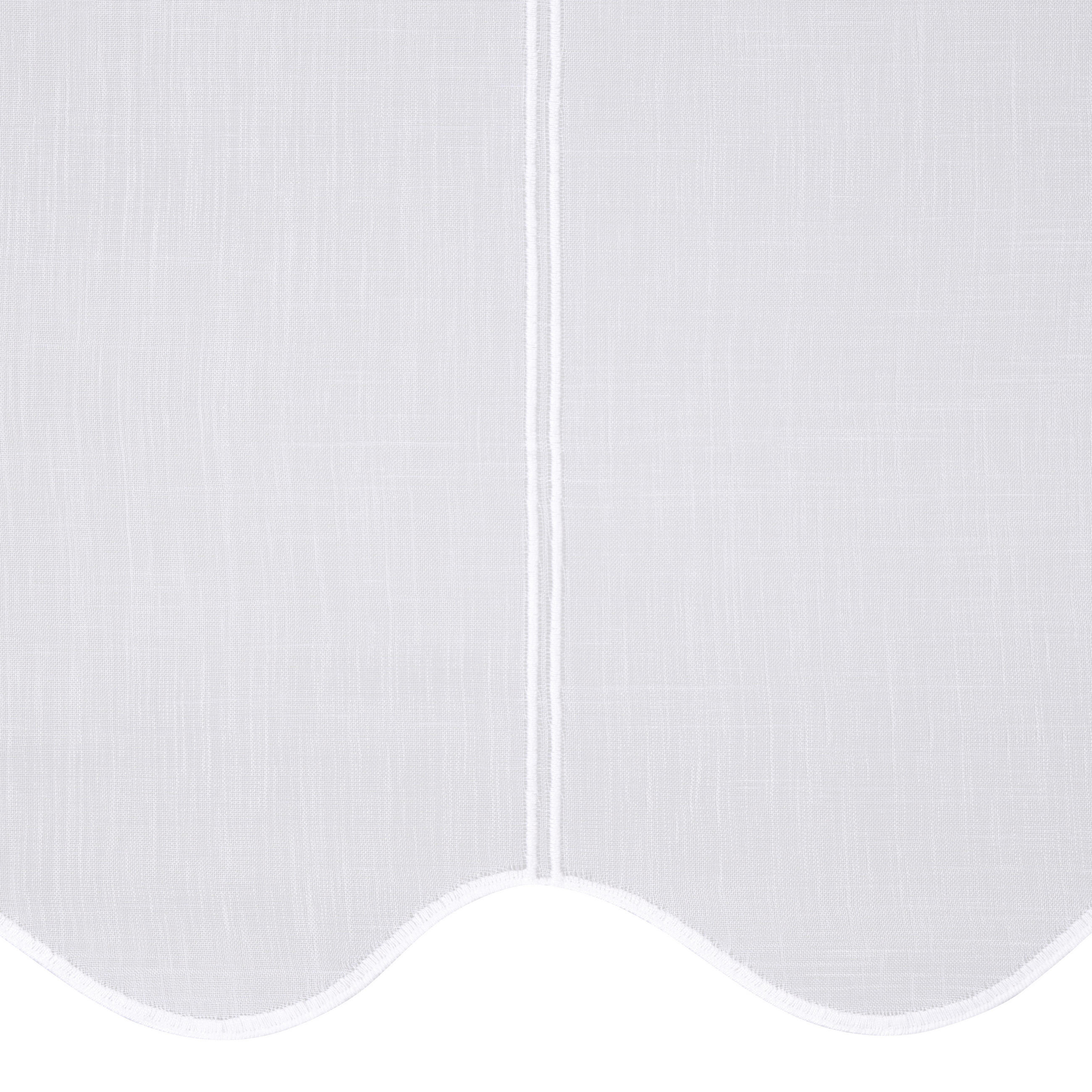 ZÁCLONA, průhledné, 45 cm - bílá, Konvenční, textil (45cm) - Esposa