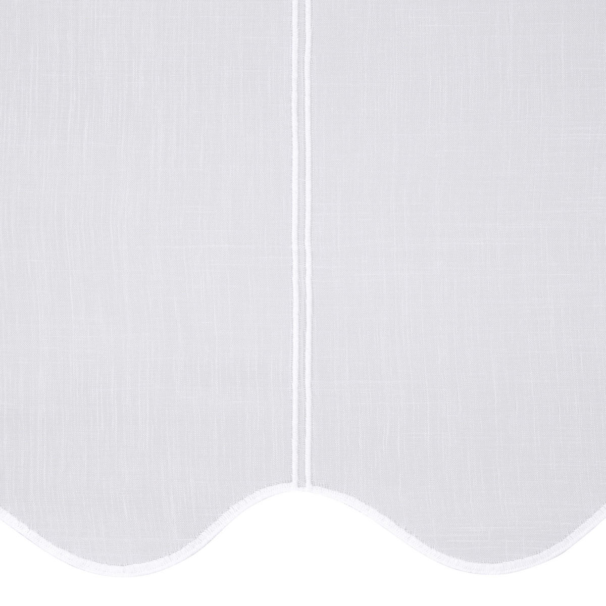 ZÁCLONA, průhledné, 45 cm - bílá, Konvenční, textil (45cm) - Esposa