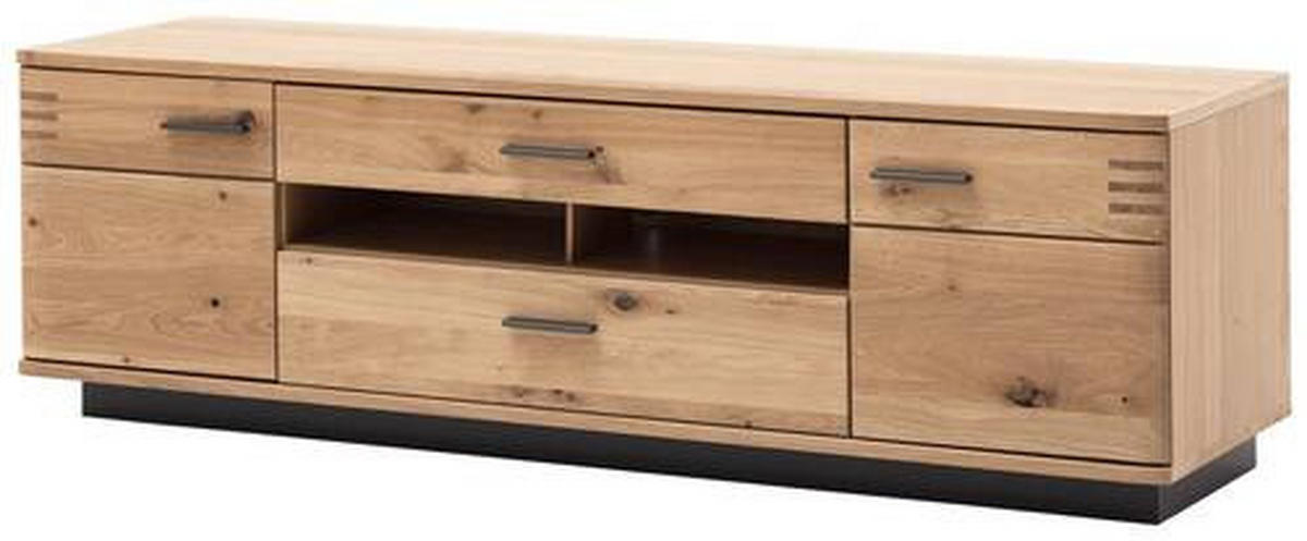 TV-ELEMENT  in 180/56/50 cm  - Eichefarben/Anthrazit, Design, Holz/Holzwerkstoff (180/56/50cm) - Livetastic