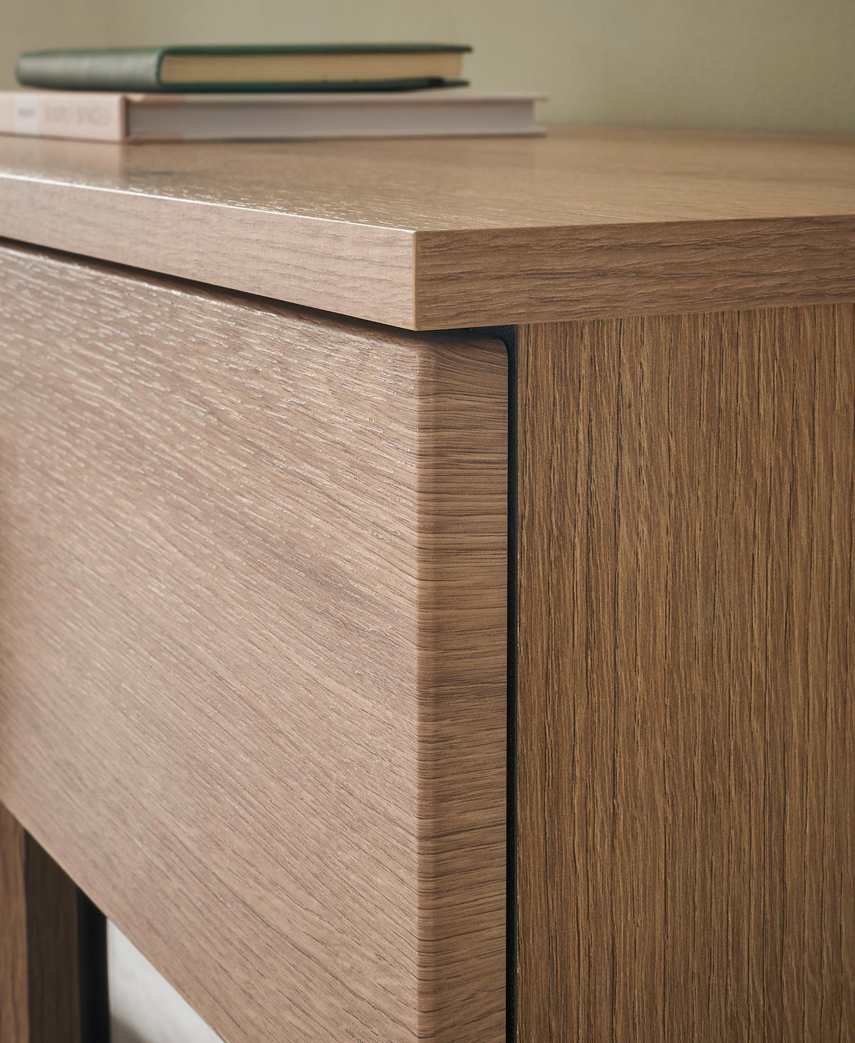 SIDEBOARD  150/86/42 cm 4 Schublade(n)  - Eichefarben/Schwarz, Design, Glas/Holzwerkstoff (150/86/42cm) - Livetastic