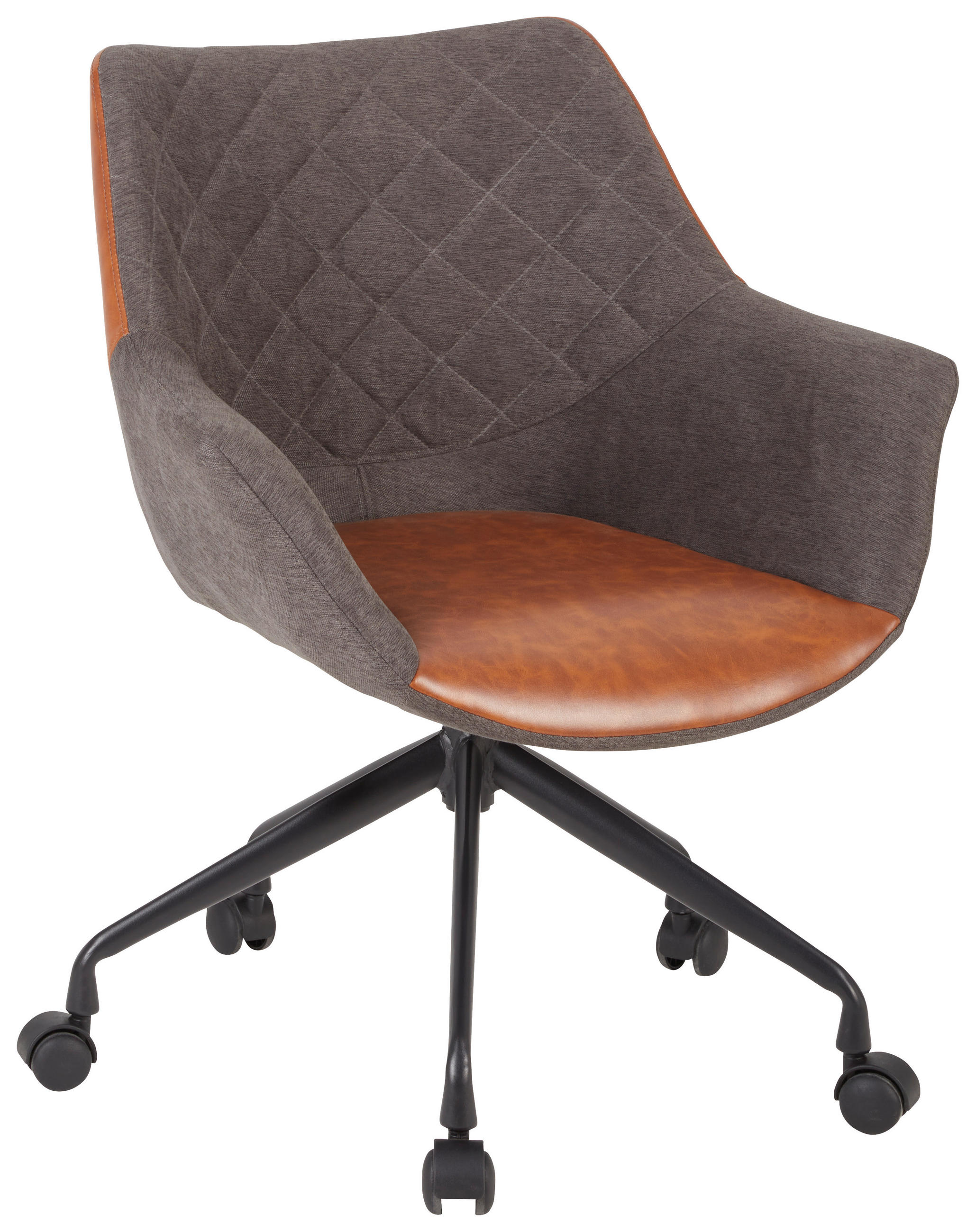 IFJÚSÁGI FORGÓSZÉK - barna/fekete, Lifestyle, műanyag/textil (67/90/60cm) - Carryhome