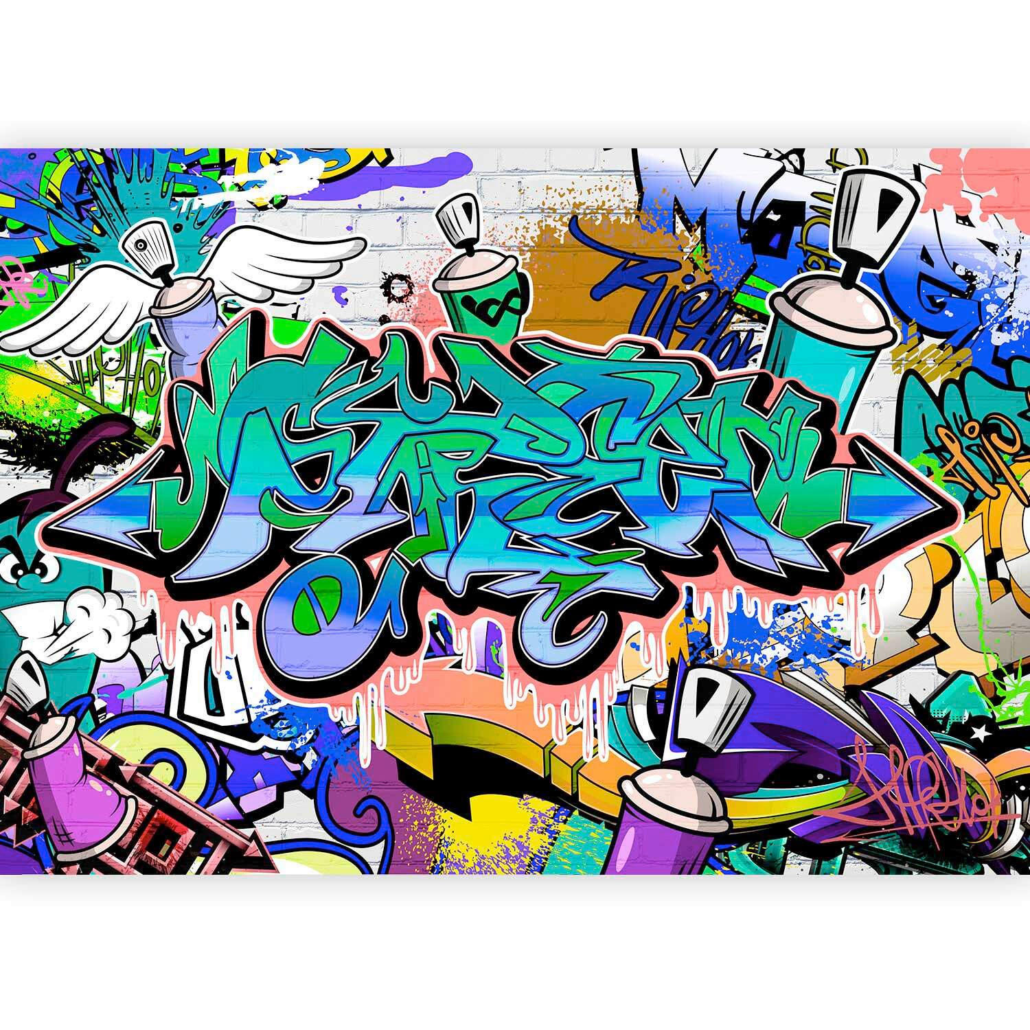 artgeist Fototapete Blau, Grün 200x140 cm
