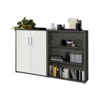 AKTENSCHRANK 168,8/113,6/33 cm  - Anthrazit/Weiß, MODERN, Holzwerkstoff (168,8/113,6/33cm) - MID.YOU