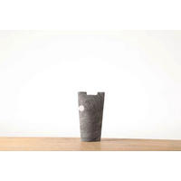 VÁZA  - szürke, Basics, műanyag (21/8/38cm)