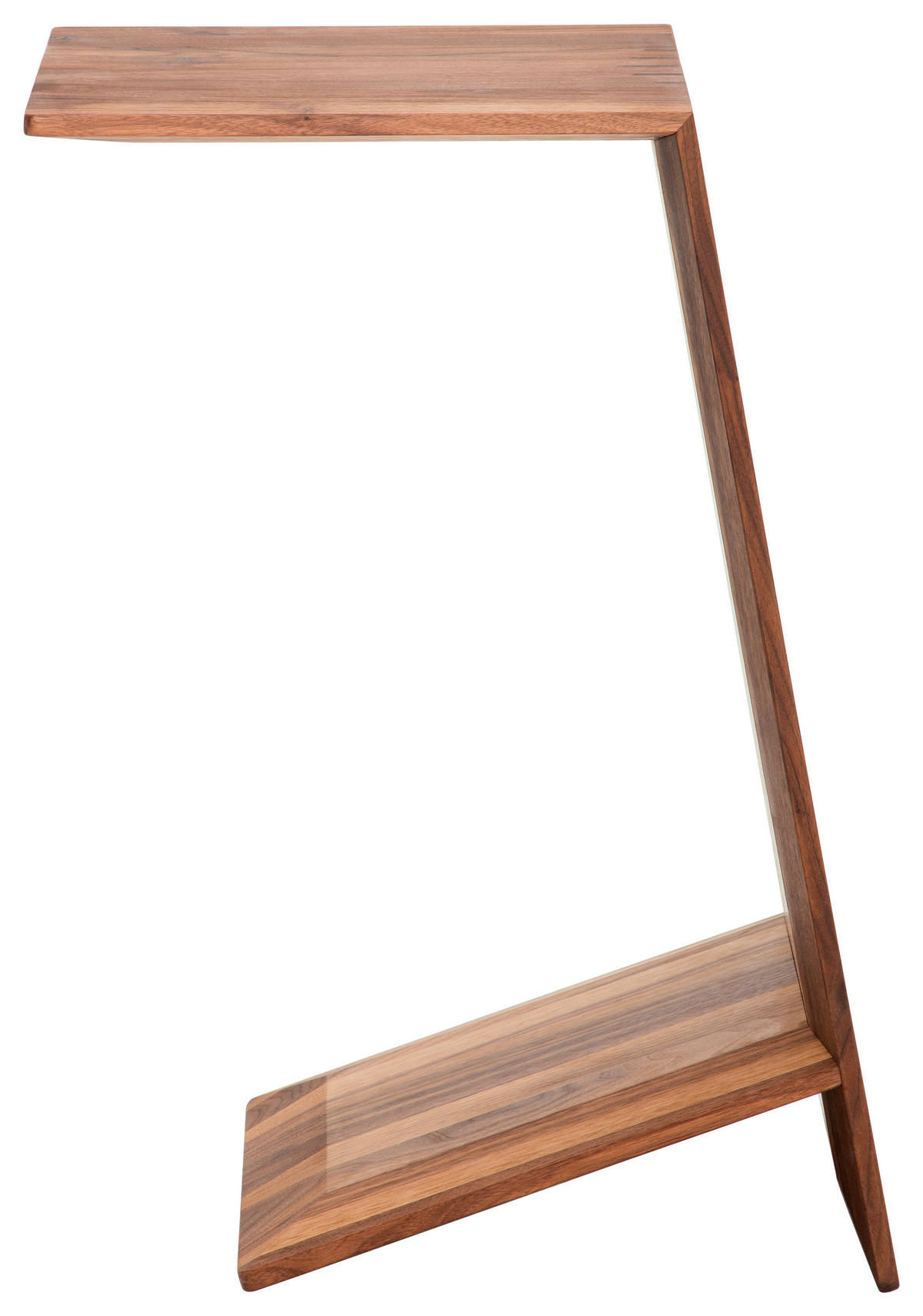 BEISTELLTISCH in Holz 37,6/38/76,6 cm  - Nussbaumfarben, Design, Holz (37,6/38/76,6cm) - TEAM 7