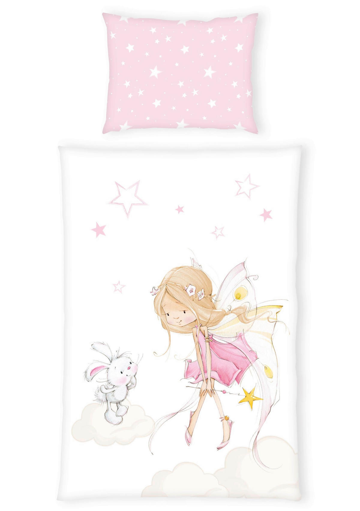 DETSKÁ POSTEĽNÁ BIELIZEŇ 140/200 cm  - viacfarebná/biela, Konventionell, textil (140/200cm) - Herding