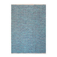 FLACHWEBETEPPICH 160/230 cm Aperitif 410 Blau Blau  - Blau, KONVENTIONELL, Textil (160/230cm)