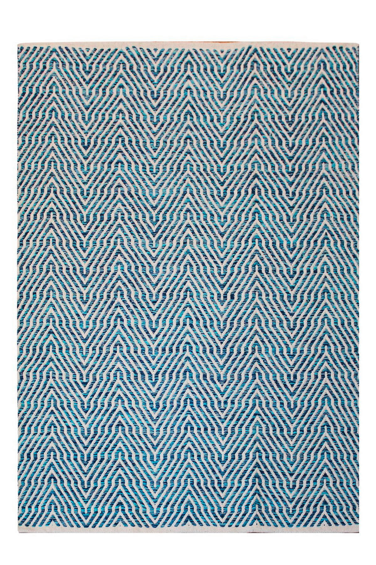 FLACHWEBETEPPICH 160/230 cm Aperitif 410 Blau Blau  - Blau, KONVENTIONELL, Textil (160/230cm)