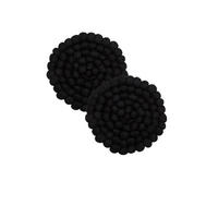 TOPFUNTERSETZER   - Schwarz, Basics, Textil (20/2cm)