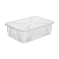 BOX MIT DECKEL ARCO  - Transparent, Basics, Kunststoff (57,1/39,2/16,6cm) - Rotho